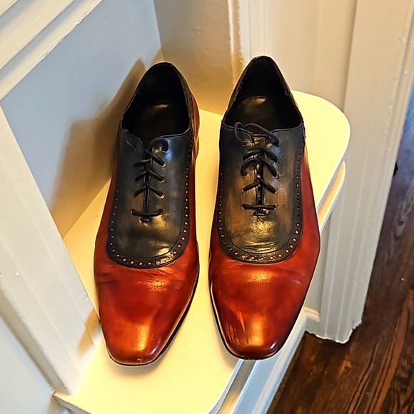 Messico mens red and blue shoes size 11 - Picture 1 of 7